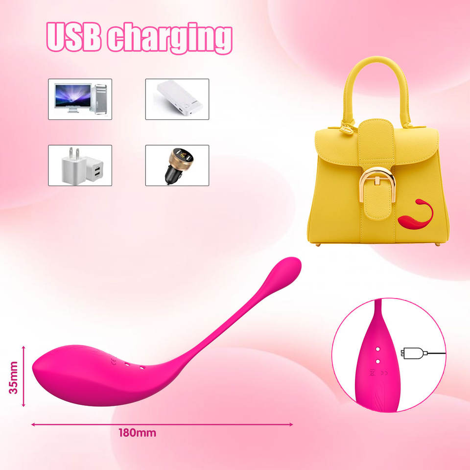Silicone Wireless Pleasure Egg Vibrator