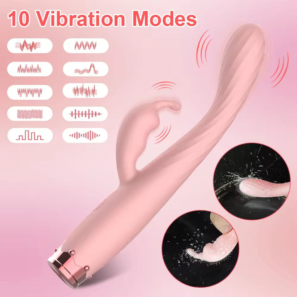 Customizable Dual Stimulation Rabbit Vibrator