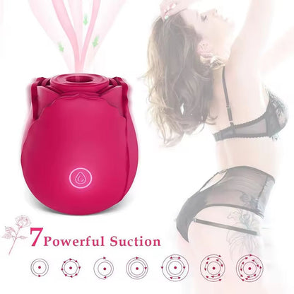 Elegant Rose Clitoral Suction Vibrator