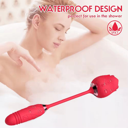 Rose Delight Dual Stimulation Vibrator