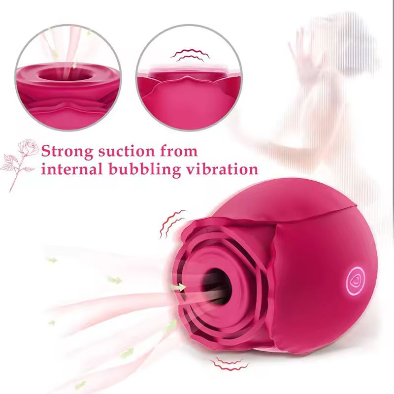 Elegant Rose Clitoral Suction Vibrator