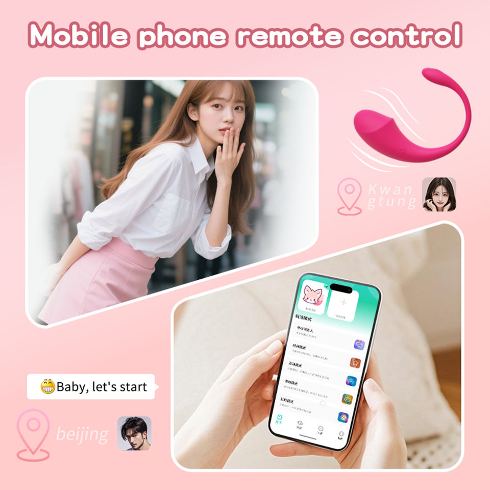 Silicone Wireless Pleasure Egg Vibrator